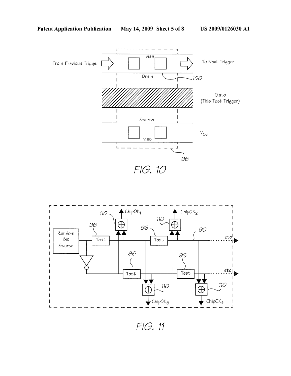 Tamper detection line circuitry for use in authenticating an integrated circuit - diagram, schematic, and image 06