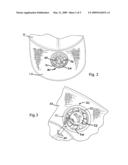 CAP HAVING AN ILLUMINATING FAN AND HEATING DEVICE diagram and image