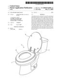 Gel infused toilet seat diagram and image