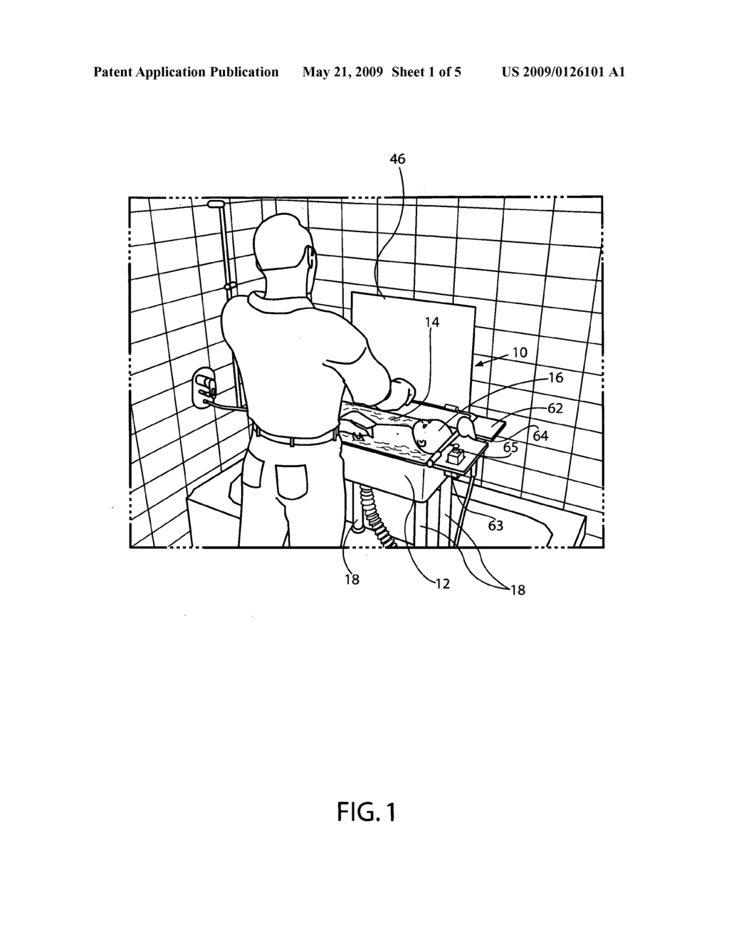 Portable foldable infant bathing and changing station and infant bathing and changing kit - diagram, schematic, and image 02