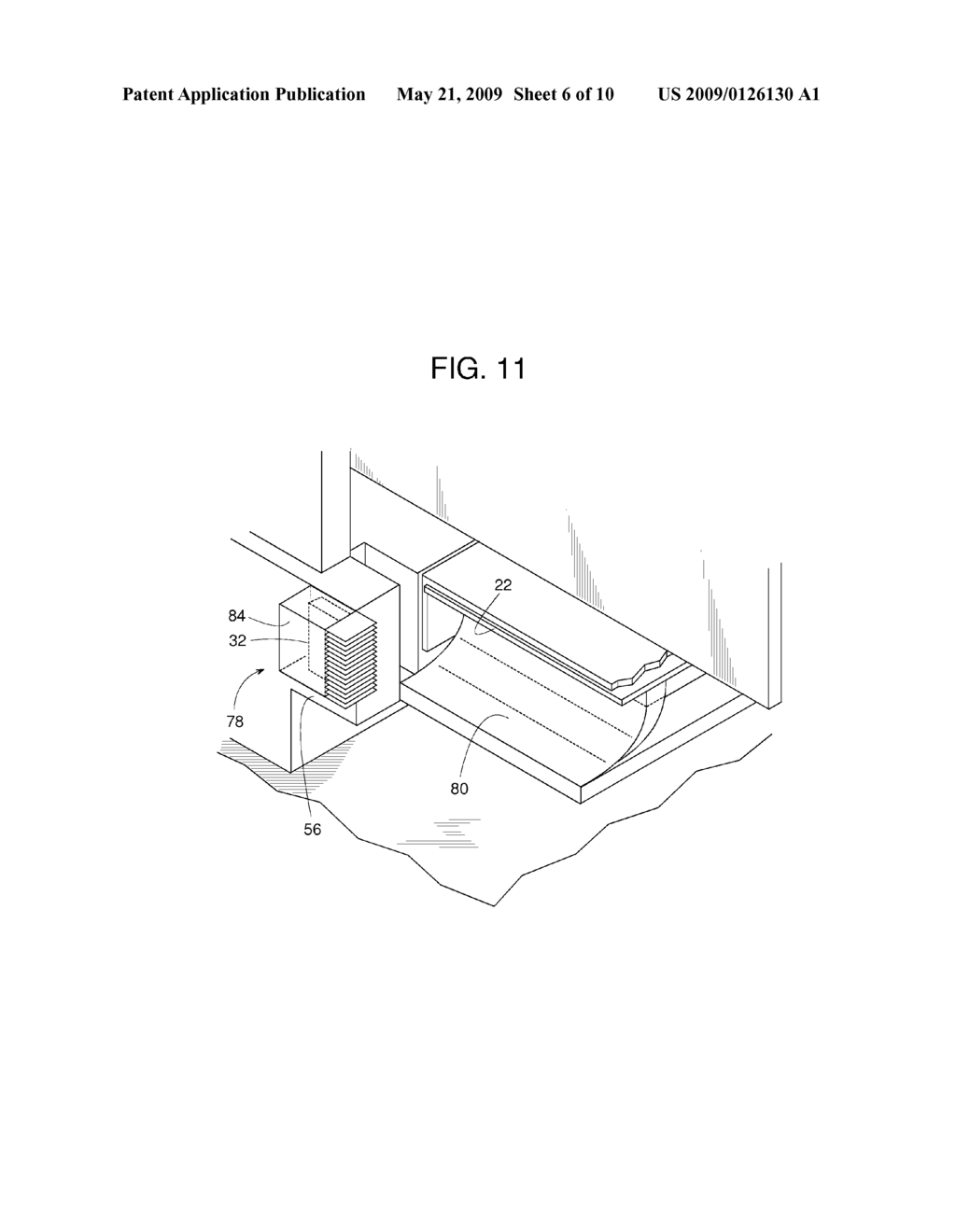 WEATHER SHIELD FOR UNDERNEATH A DOCK LEVELER WITH A TRANSLATING LIP - diagram, schematic, and image 07