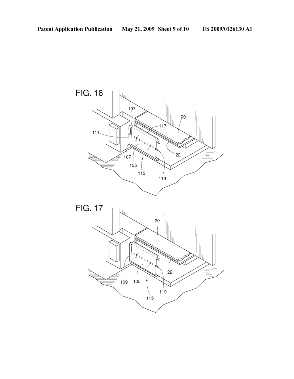 WEATHER SHIELD FOR UNDERNEATH A DOCK LEVELER WITH A TRANSLATING LIP - diagram, schematic, and image 10