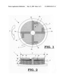 Brush for a Scrubbing, Sweeping and/or Polishing Machine and Spraying Device for the Cleaning of Several Surfaces that Are Separated From Each Other by Means of Grooves and/or Joints diagram and image