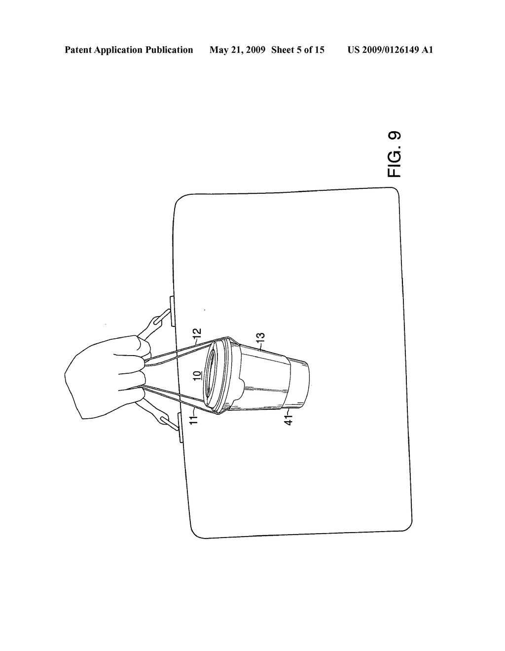 Convertible cup holder - diagram, schematic, and image 06