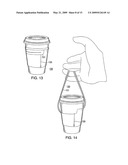 Convertible cup holder diagram and image