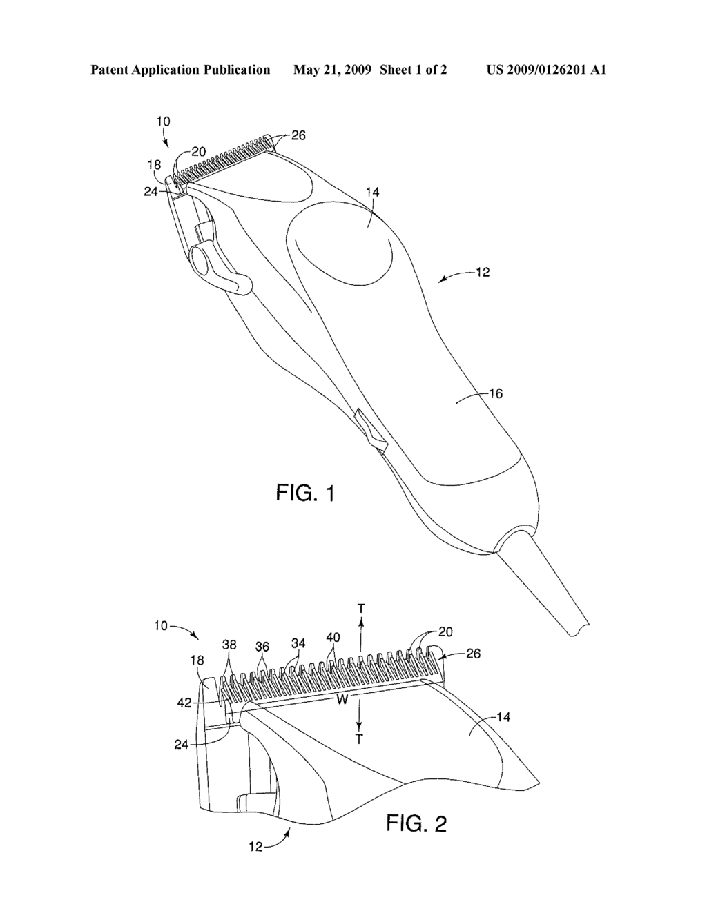 Bladeset for a hair cutting apparatus - diagram, schematic, and image 02