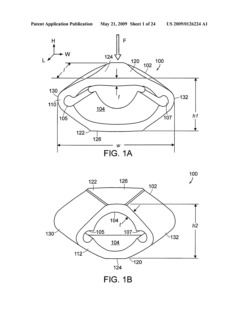 DIFFERENTIAL-STIFFNESS IMPACT-ATTENUATION MEMBERS AND PRODUCTS INCLUDING THEM - diagram, schematic, and image 02