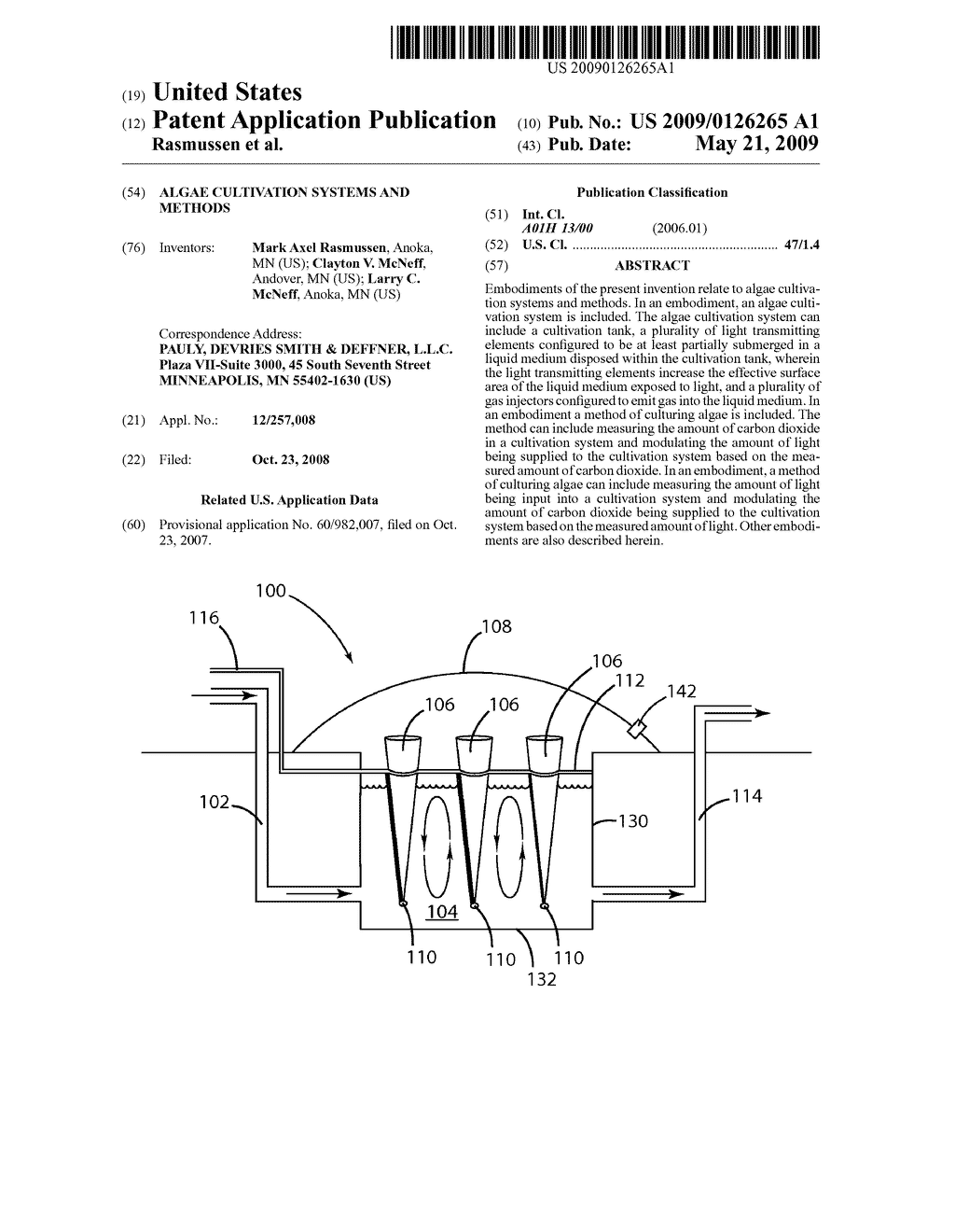 ALGAE CULTIVATION SYSTEMS AND METHODS - diagram, schematic, and image 01