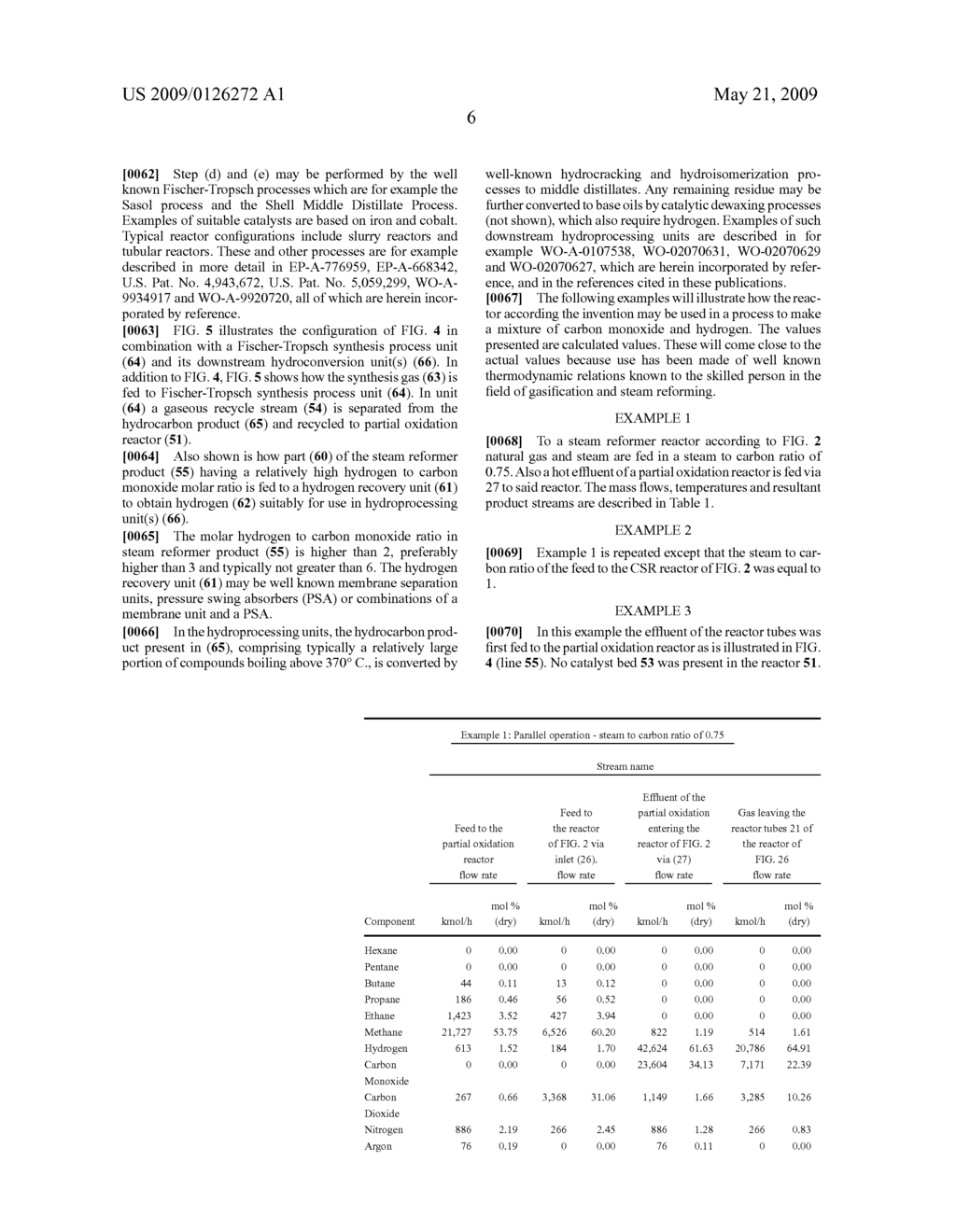 REACTOR VESSEL FOR PERFORMING A STEAM REFORMING REACTION AND A PROCESS TO PREPARE SYNTHESIS GAS - diagram, schematic, and image 12