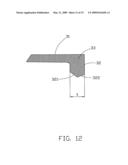 Metallic cover and method for making the same diagram and image