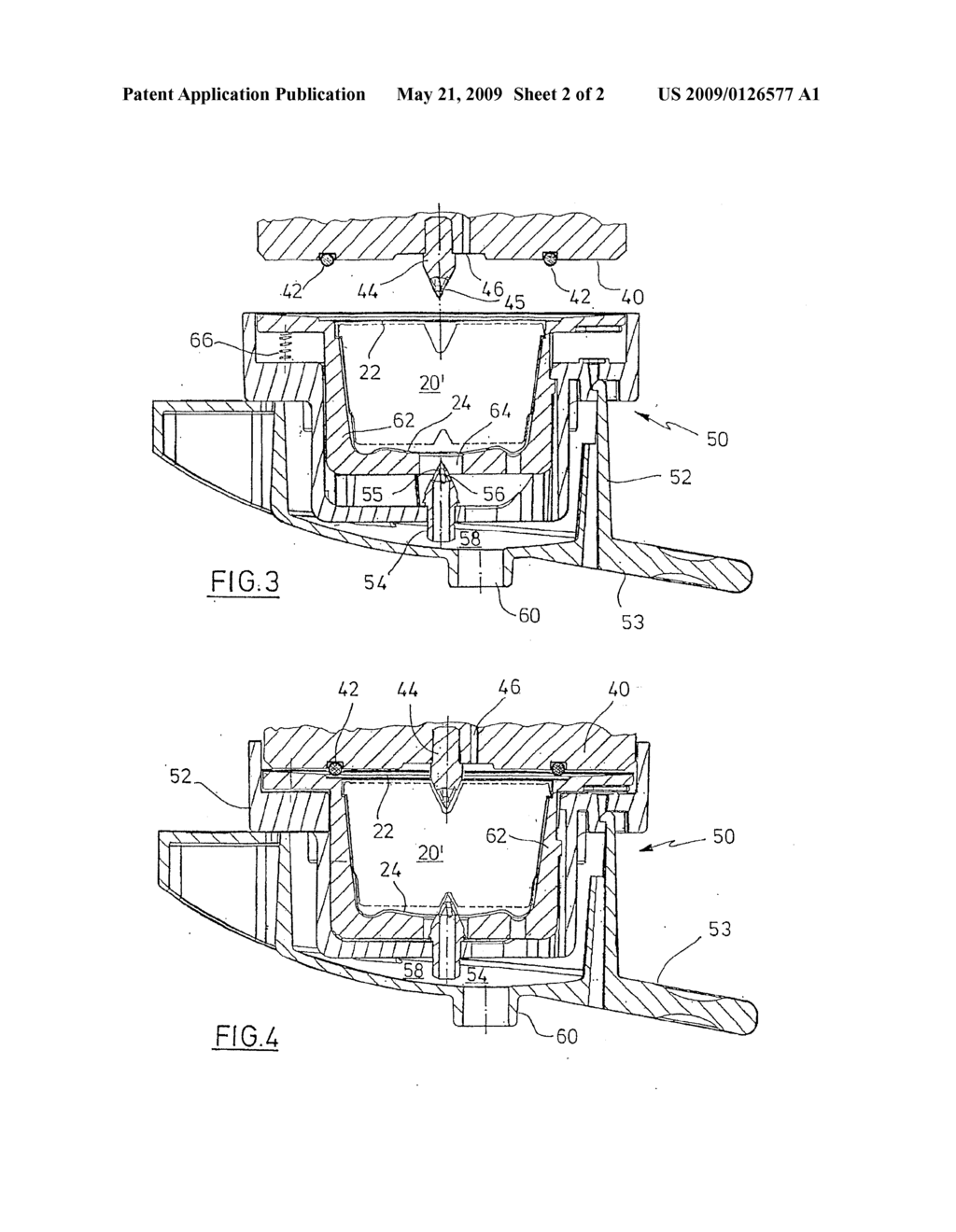 SYSTEM COMPRISING A COFFEE MACHINE AND A PORTION CAPSULE - diagram, schematic, and image 03