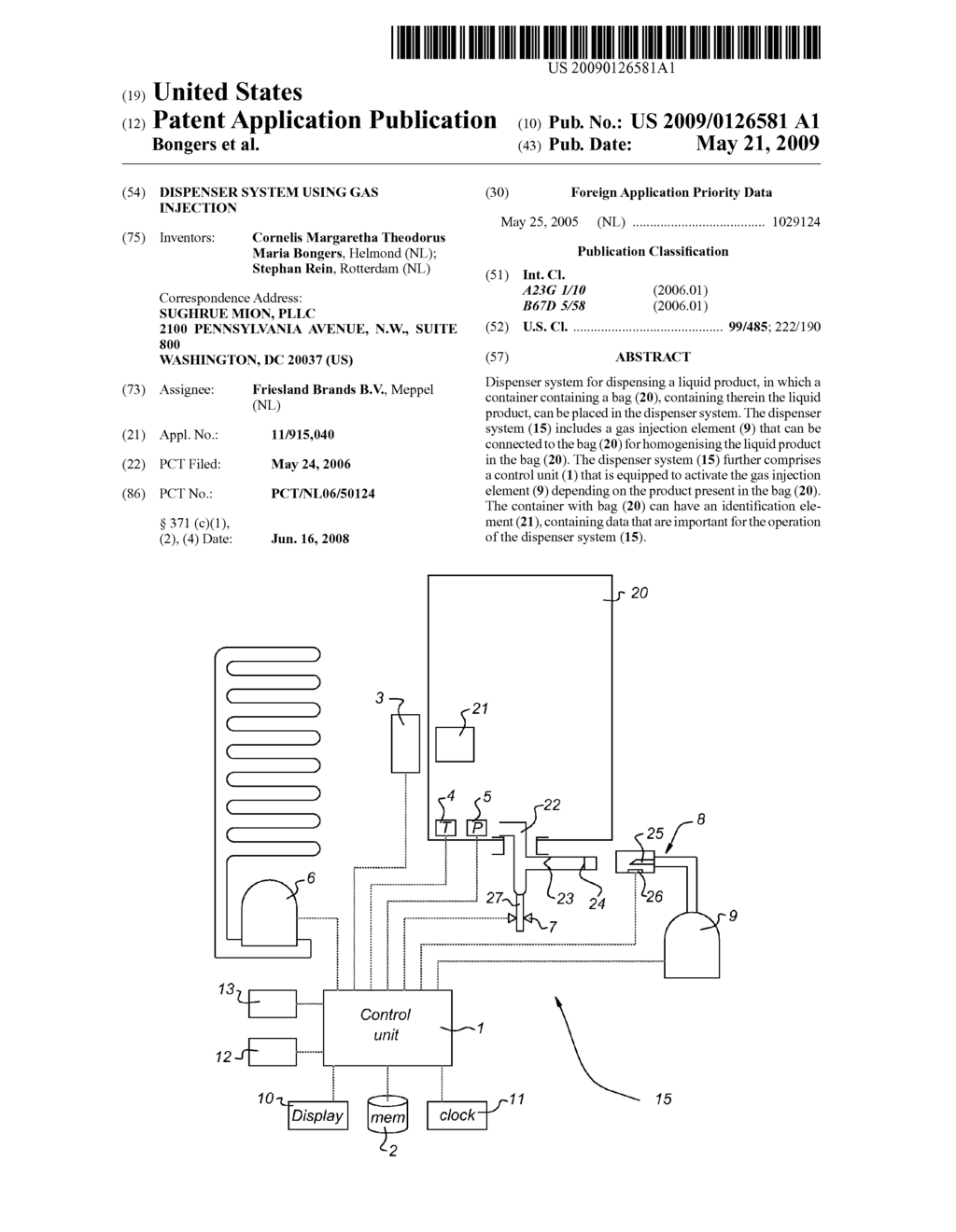 Dispenser system using gas injection - diagram, schematic, and image 01