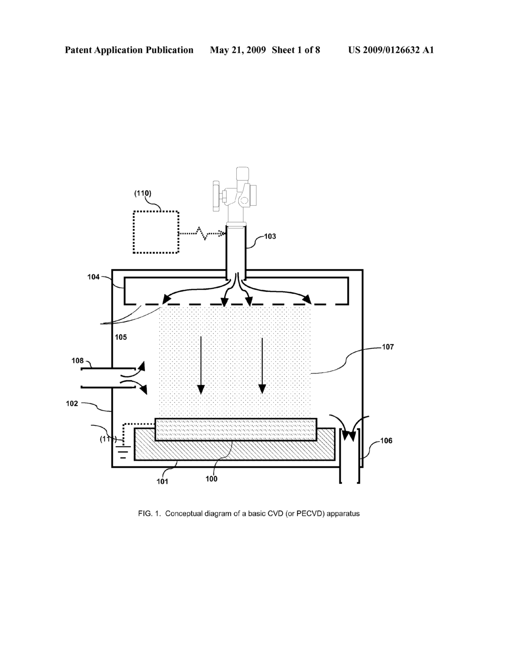 Quick-change precursor manifold for large-area CVD and PECVD - diagram, schematic, and image 02