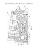 TURBOCHARGED ENGINE CYLINDER HEAD INTERNAL COOLING diagram and image