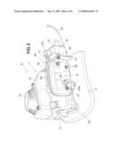 GAS ENGINE AND GAS-ENGINE-MOUNTED WORKING MACHINE diagram and image