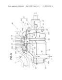 GAS ENGINE AND GAS-ENGINE-MOUNTED WORKING MACHINE diagram and image