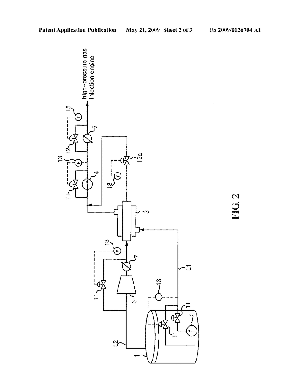 FUEL GAS SUPPLY SYSTEM AND METHOD OF AN LNG CARRIER - diagram, schematic, and image 03