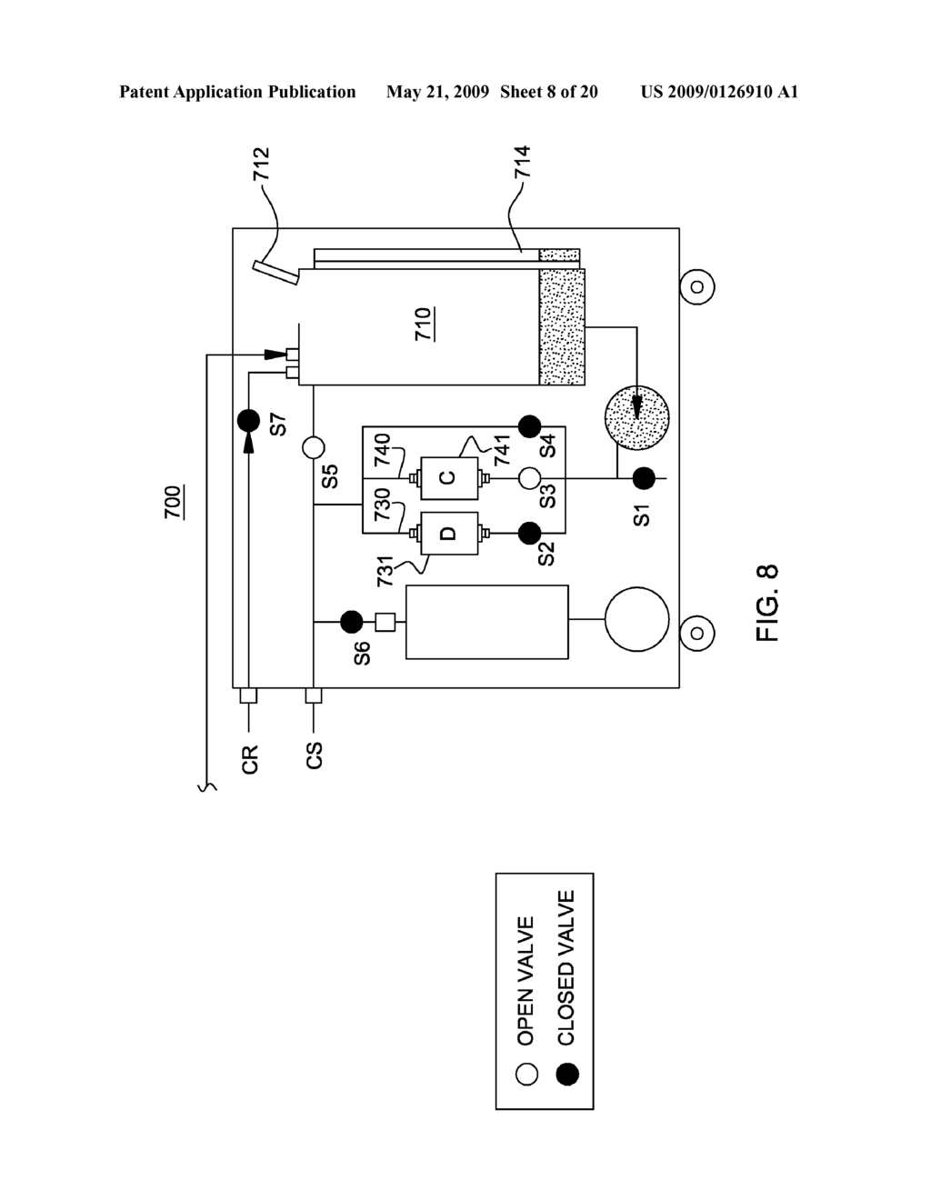 APPARATUS AND METHOD FOR FACILITATING SERVICING OF A LIQUID-COOLED ELECTRONICS RACK - diagram, schematic, and image 09