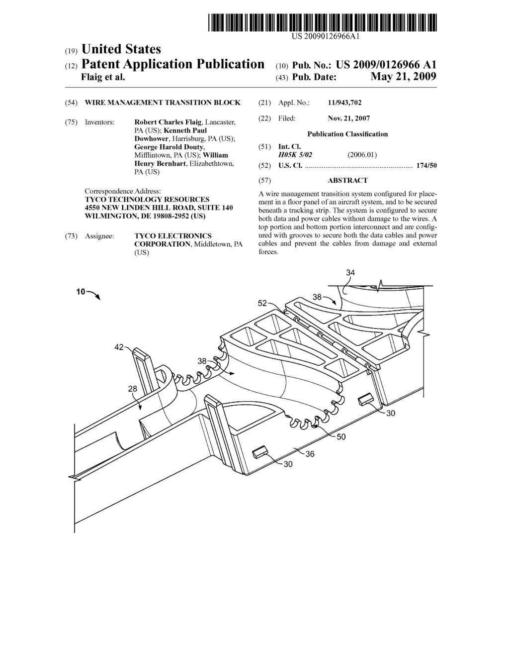 WIRE MANAGEMENT TRANSITION BLOCK - diagram, schematic, and image 01