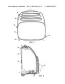 Carry-on luggage case diagram and image