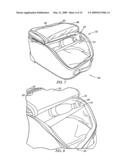 Carry-on luggage case diagram and image