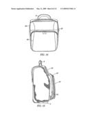 Carry-on luggage case diagram and image