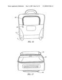 Carry-on luggage case diagram and image