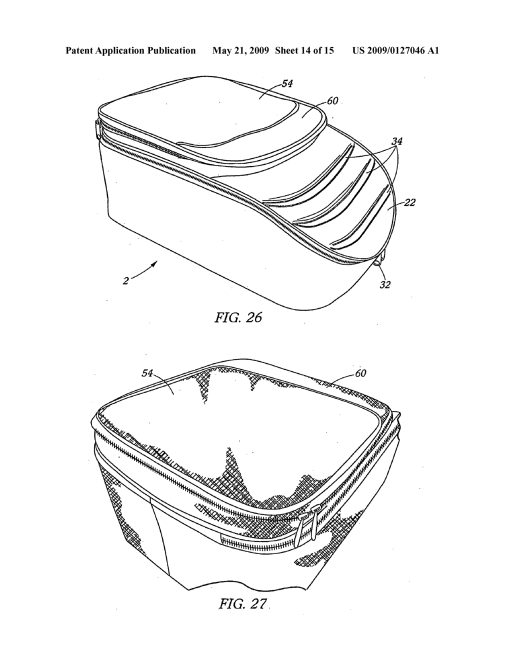 Carry-on luggage case - diagram, schematic, and image 15