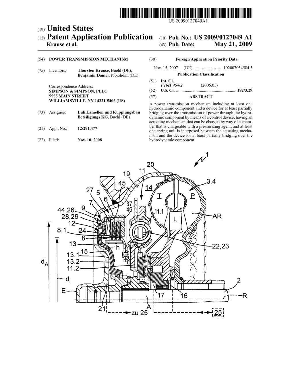 Power transmission mechanism - diagram, schematic, and image 01