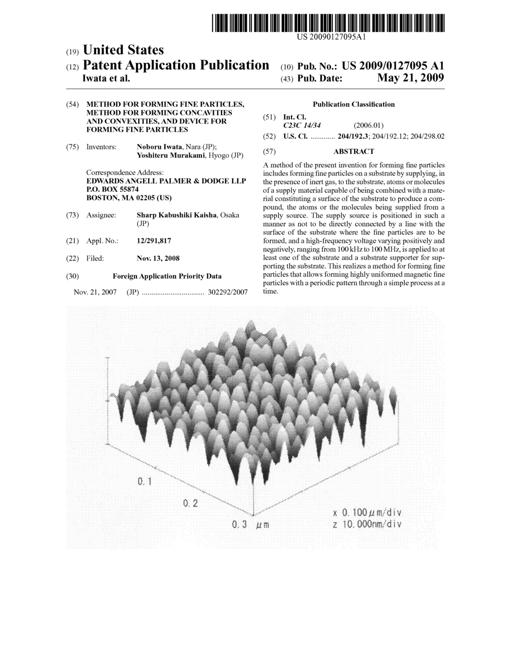 Method for forming fine particles, method for forming concavities and convexities, and device for forming fine particles - diagram, schematic, and image 01