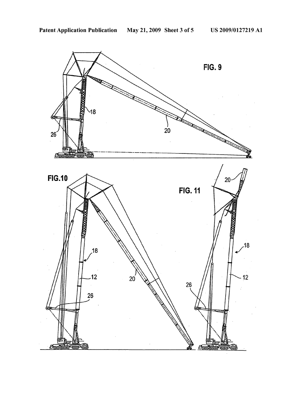 Method for erecting a crane boom - diagram, schematic, and image 04