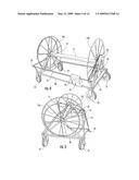 Pool Lane Line Reel Apparatuses, Systems, And Methods diagram and image