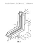 Window frame display stand diagram and image