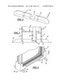 Window frame display stand diagram and image