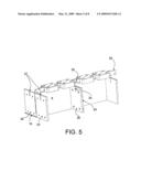 Self-Supporting Interior Wall for Use in Concrete Casting Equipment Used in Concrete Casting Machines diagram and image