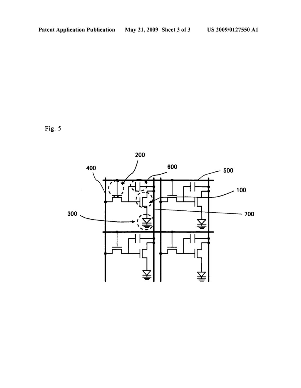 Thin film field effect transistor and display using the same - diagram, schematic, and image 04