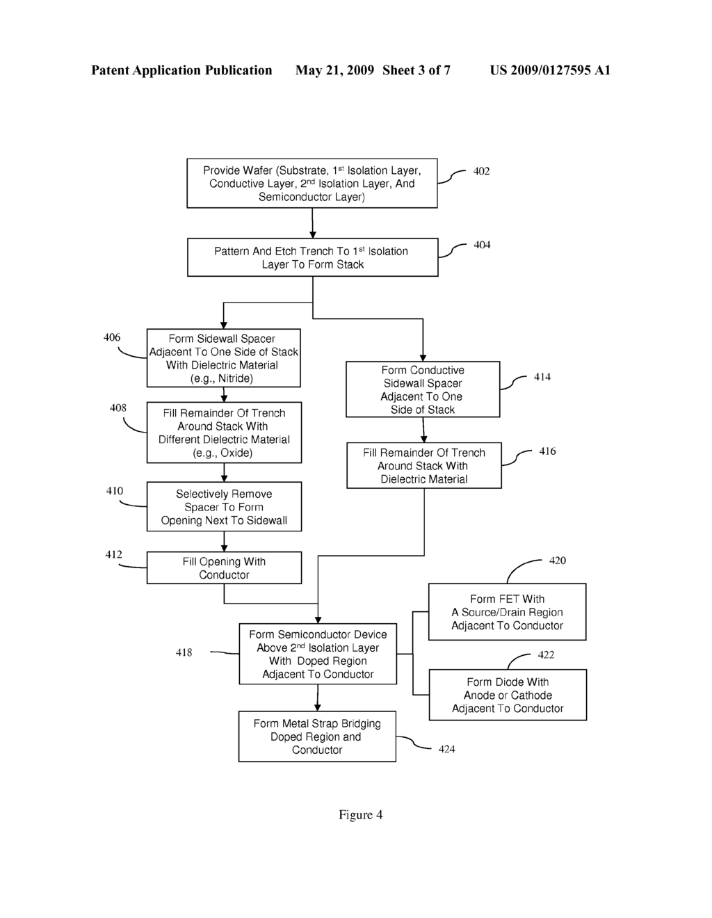 SEMICONDUCTOR STRUCTURE WITH FIELD SHIELD AND METHOD OF FORMING THE STRUCTURE - diagram, schematic, and image 04