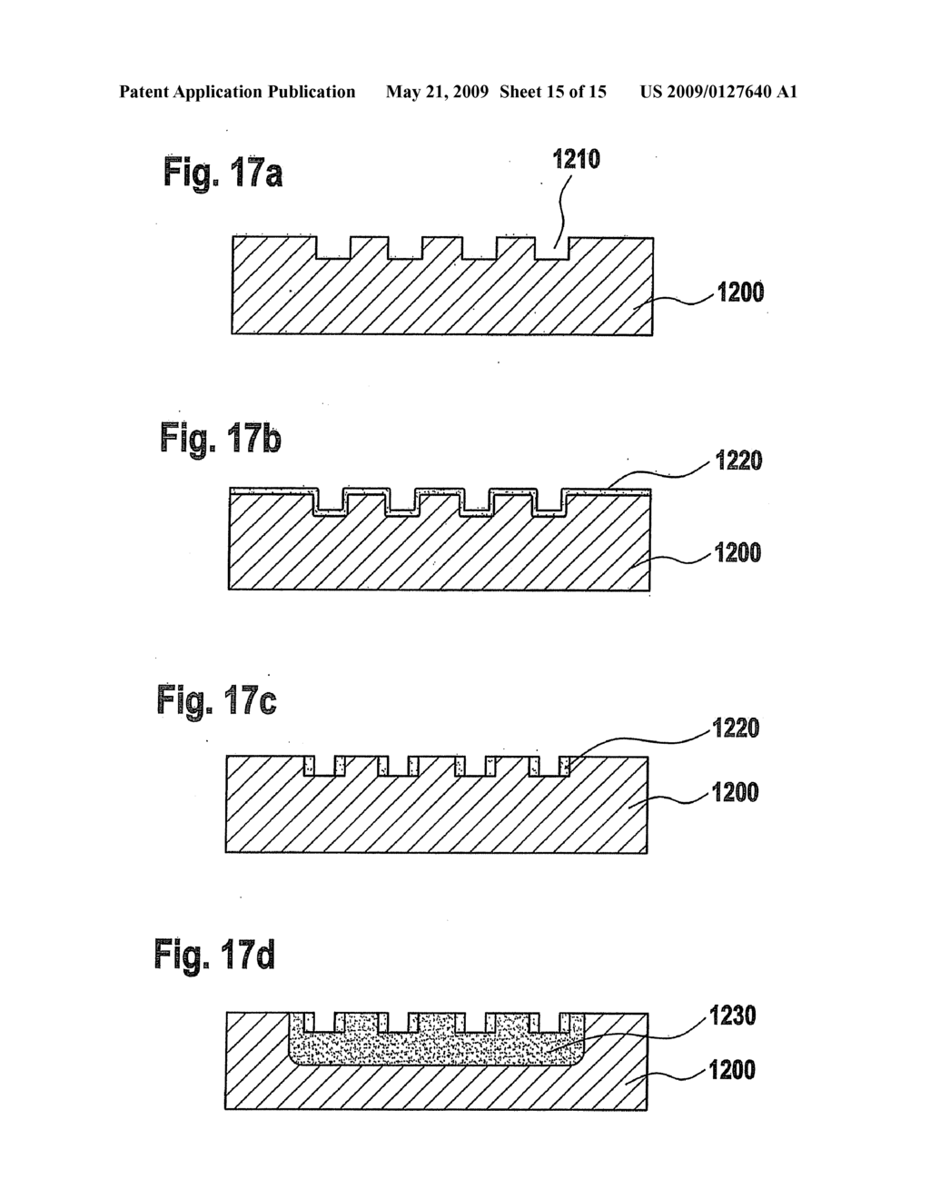 METHOD FOR MANUFACTURING A SEMICONDUCTOR COMPONENT, AS WELL AS A SEMICONDUCTOR COMPONENT, IN PARTICULAR A MEMBRANE SENSOR - diagram, schematic, and image 16