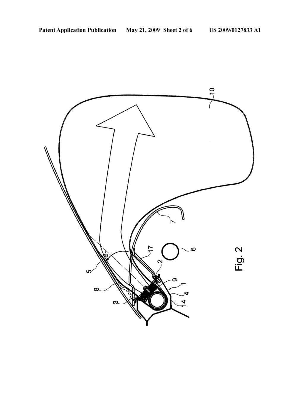 AIR BAG MODULE, AIR BAG MODULE ARRANGEMENT, AND METHOD OF FASTENING - diagram, schematic, and image 03