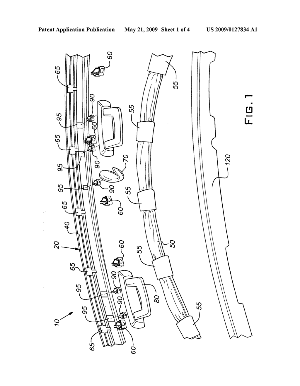 Integrated side curtain airbag assembly - diagram, schematic, and image 02