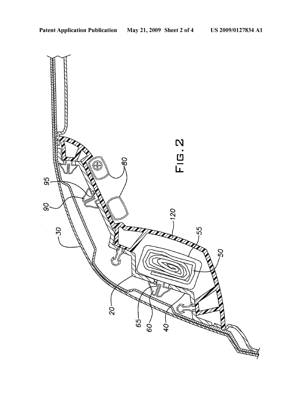 Integrated side curtain airbag assembly - diagram, schematic, and image 03