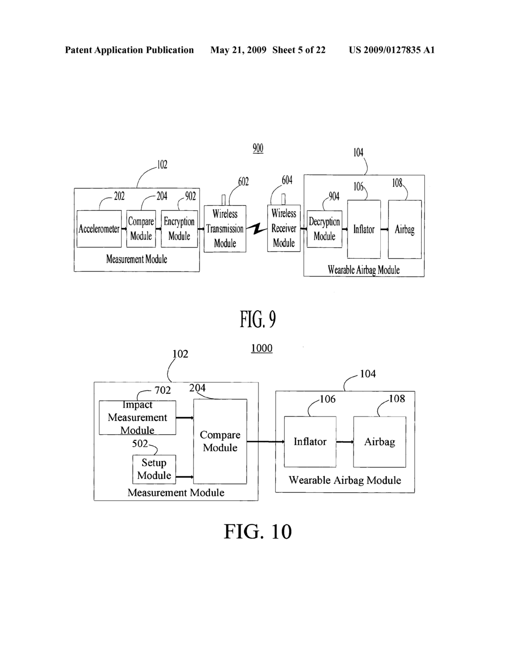 WEARABLE AIRBAG SYSTEM AND METHOD - diagram, schematic, and image 06