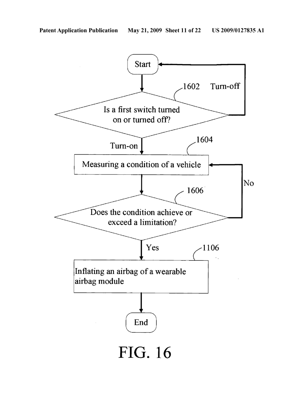 WEARABLE AIRBAG SYSTEM AND METHOD - diagram, schematic, and image 12