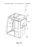 CAB STRUCTURE FOR CONSTRUCTION MACHINE diagram and image