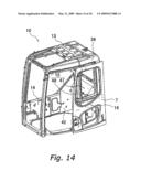 CAB STRUCTURE FOR CONSTRUCTION MACHINE diagram and image