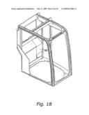 CAB STRUCTURE FOR CONSTRUCTION MACHINE diagram and image