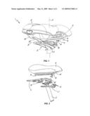 Seat Structure, Particularly for Cycle and Human Body Support Frames diagram and image