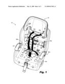 Child s Car Seat Harness Storage System diagram and image