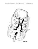 Child s Car Seat Harness Storage System diagram and image