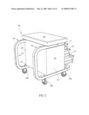 Tool Chest Creeper Seat With Trays diagram and image